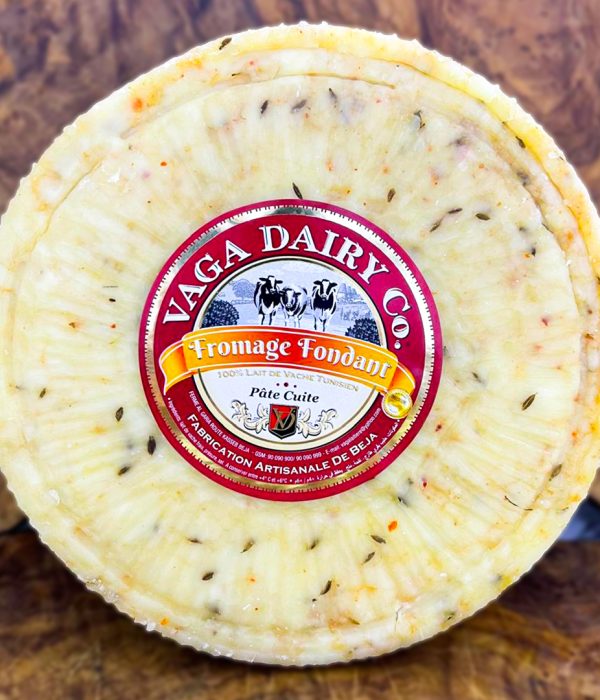 Fromage Fondant Piments rouges, basilic & ail